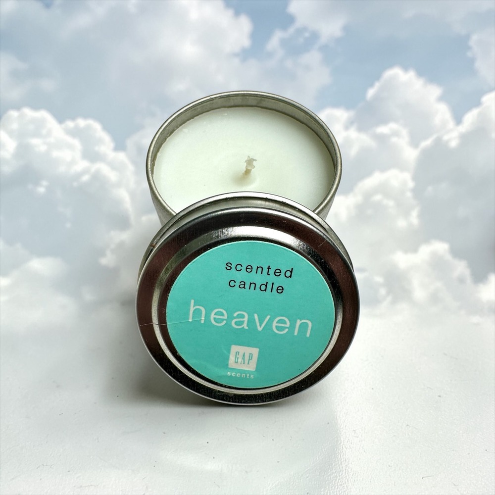 heaven ~ Gap Scents‎ ~ '90s Candle ~ 1.5 oz Travel Tin ~ Vintage ~ Made in USA